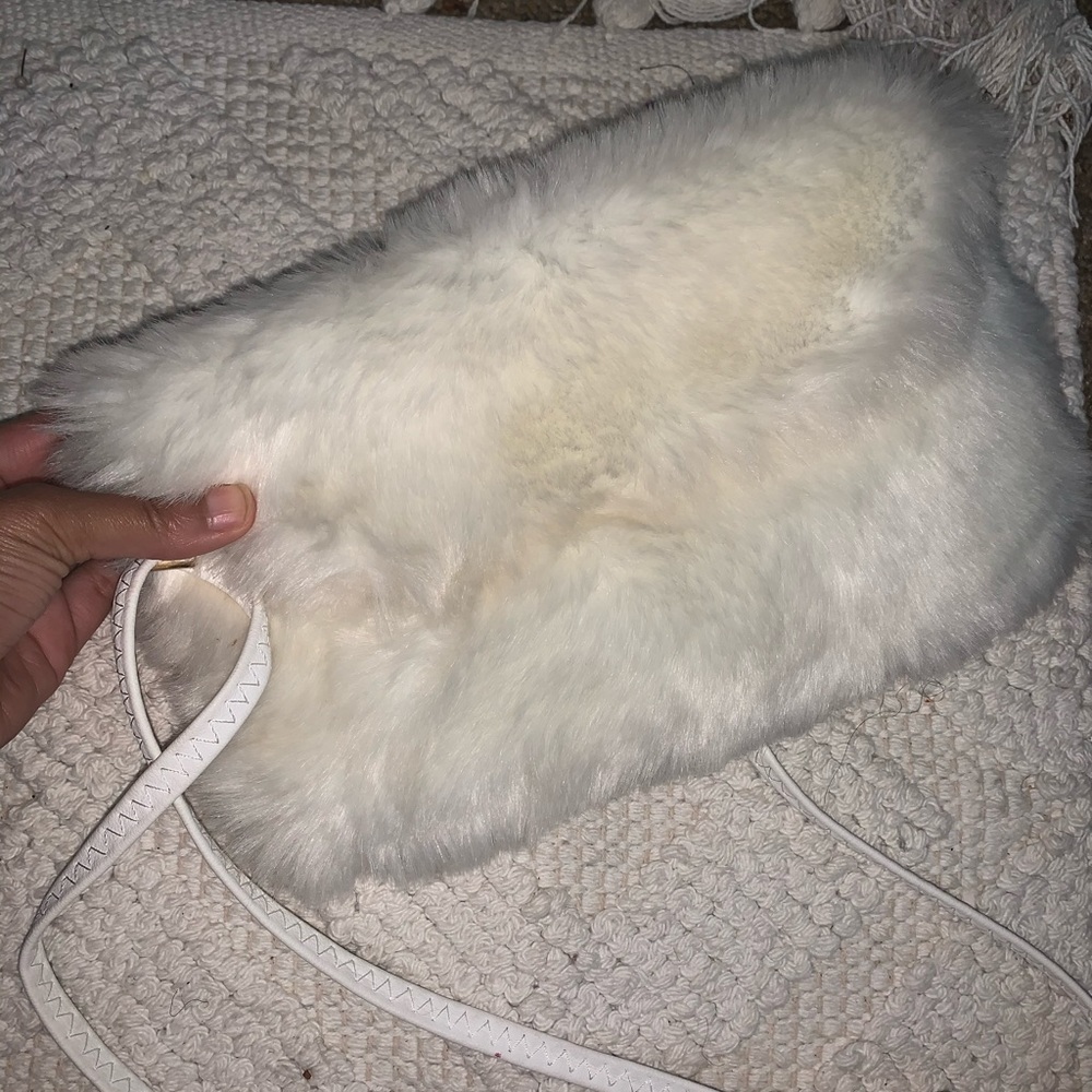 Faux fur purse